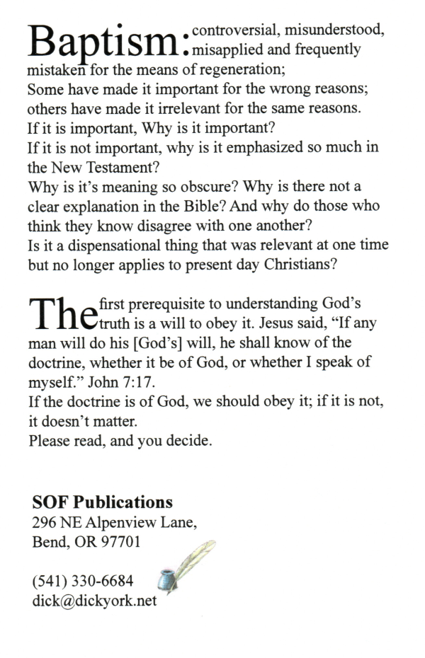 Baptism - Neglected Requisite - Image 2
